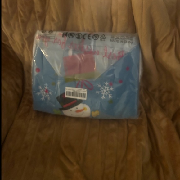 36'' Snowman☃️Christmas Tree🎄Skirt w Adorable🥰Snowman☃️& Snowflake❄️Tree Mat - Picture 2 of 8